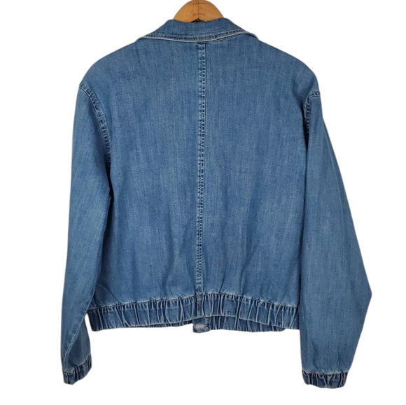 Nine West Blue Denim Jacket. LG - Picture 8 of 11
